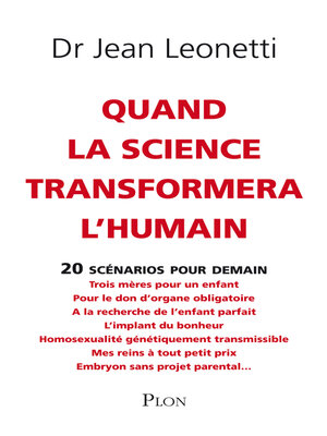 cover image of Quand la science transformera l'humain